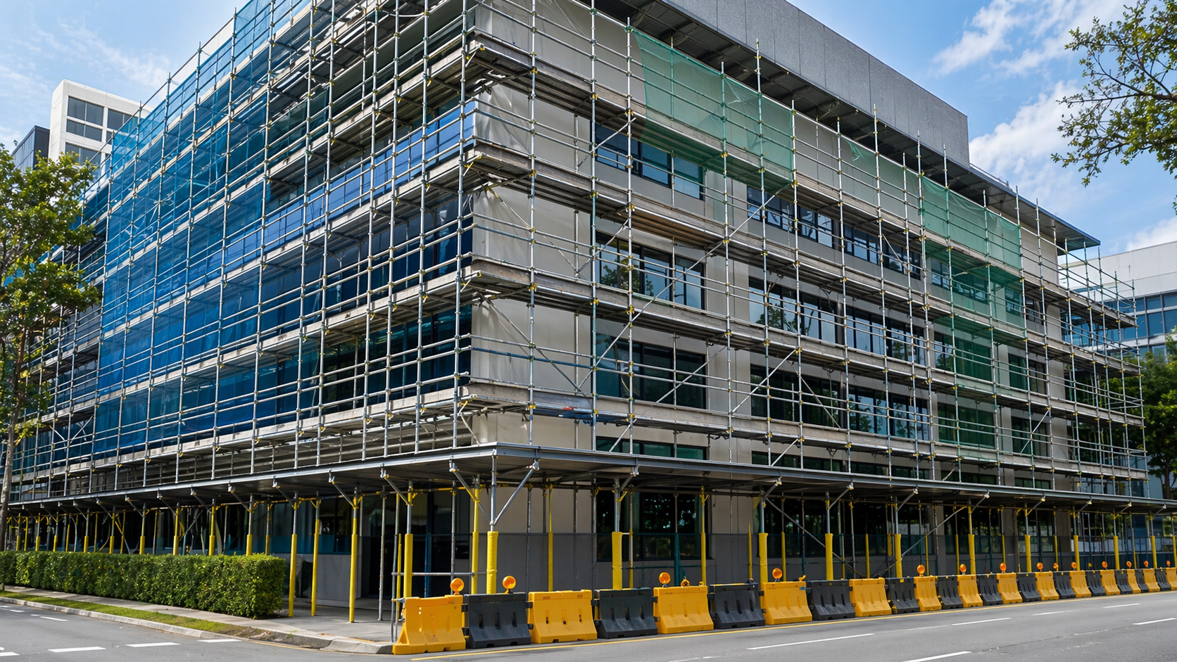 Perimeter scaffolding case study image